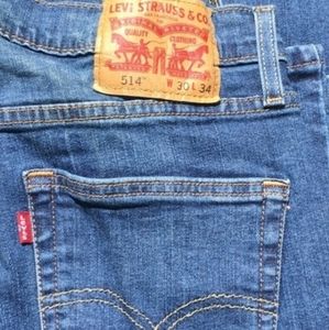 Levi's high rise straight leg jeans